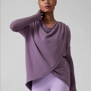 Athleta wrap sweater